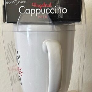Brand New Hazelnut Cappuccino Mix with 2 cups mugs